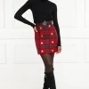 Clearance Knightsbridge Skirt - Red Tartan Women Skirts