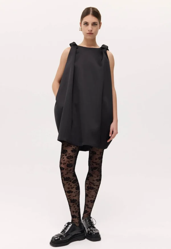 Clearance Knot Dress - Black Women Dresses
