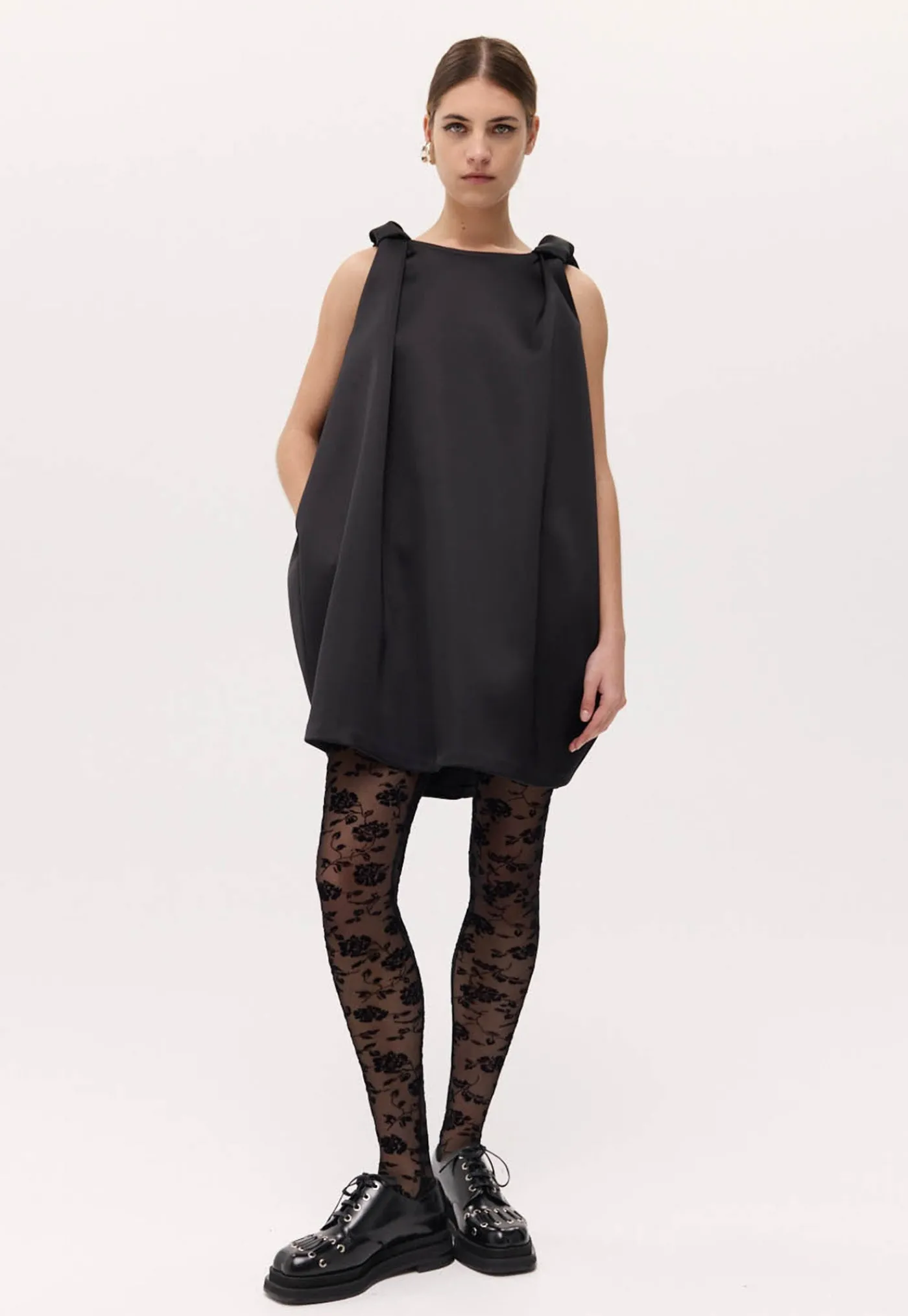 knot_dress__black_0.webp Clearance Knot Dress - Black Women Dresses