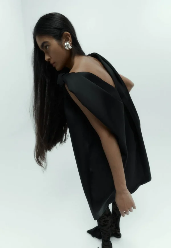 Clearance Knot Dress - Black Women Dresses
