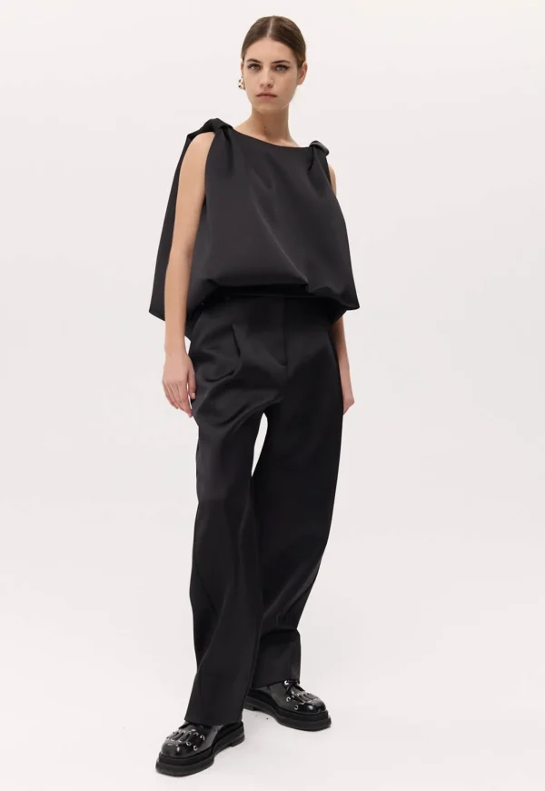 Best Knot Top - Black Women Tops & Tees