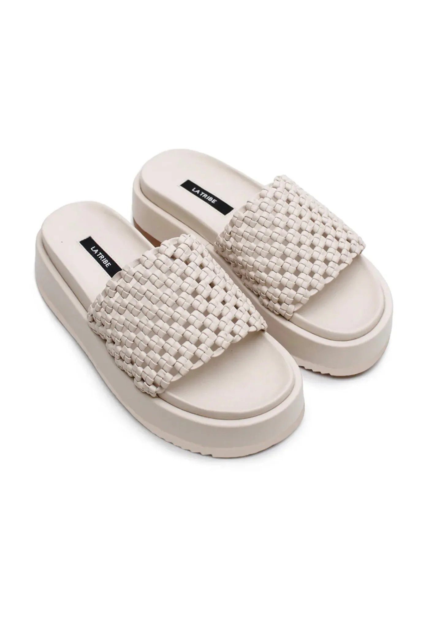 knotted_platform_slide__m_5.webp New Knotted Platform Slide - Milk Women Footwear | Slides & Sandals