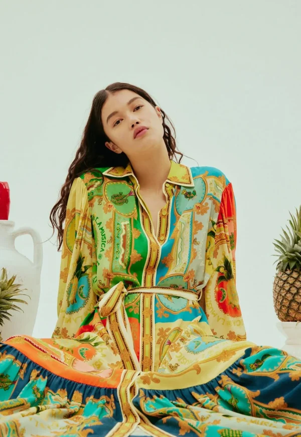 New La Musica Shirtdress - Multi Women Dresses