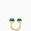 Outlet Lali Double Stone Ring - Malachite Women Jewellery | Jewellery