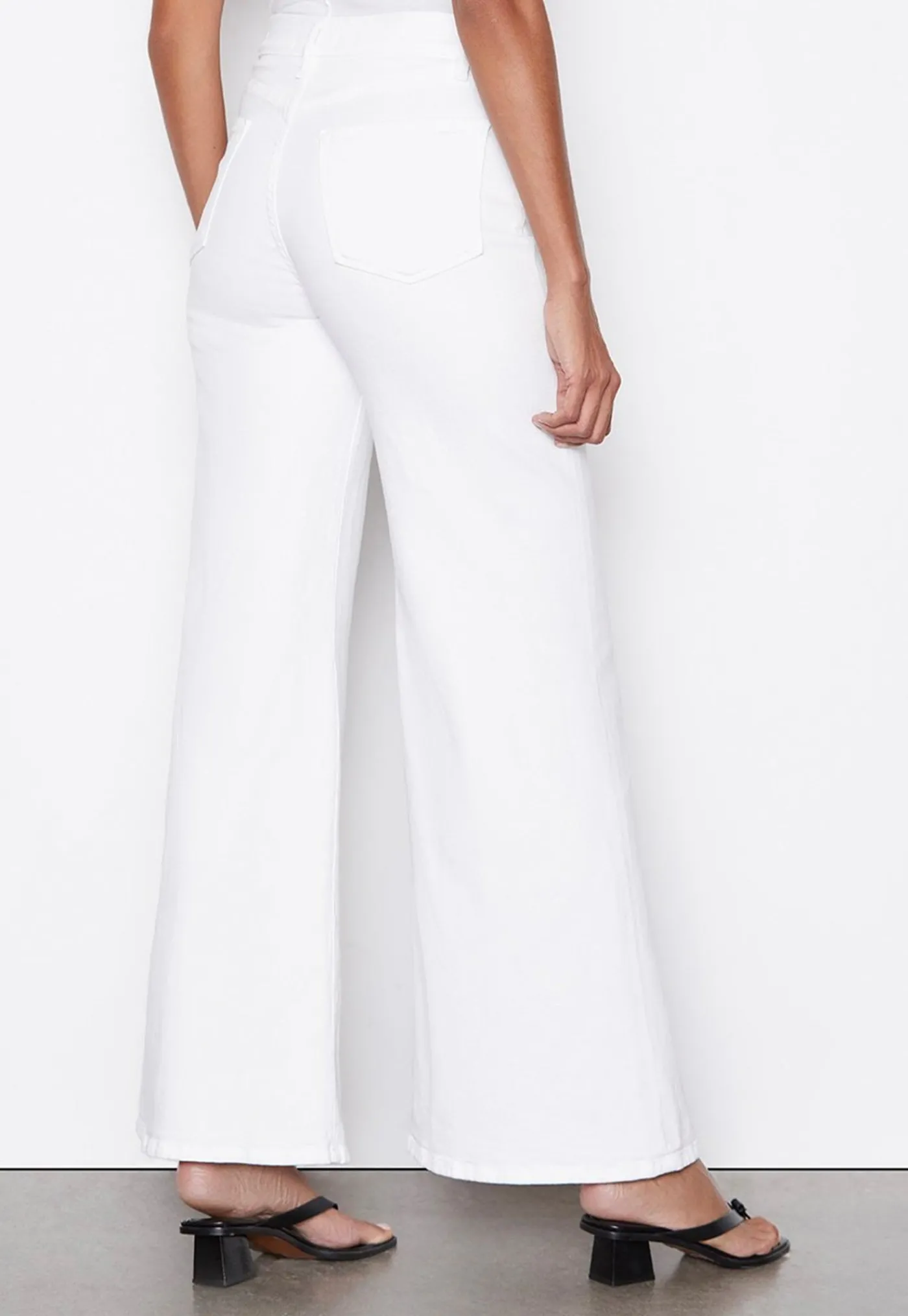 le_baggy_palazzo__rumpled_2.webp Discount Le Baggy Palazzo - Rumpled Blanc Women Denim