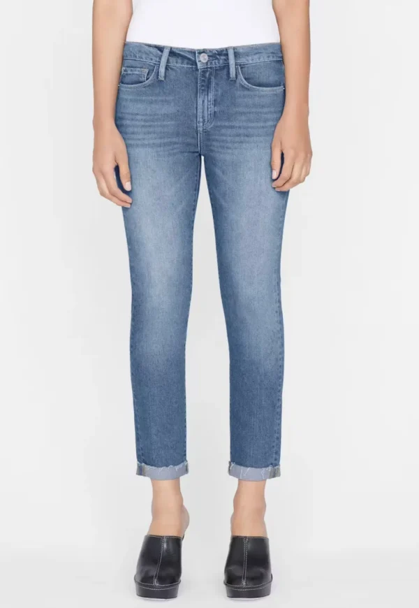 Sale Le Garcon Rolled Raw After - Deepwater Women Denim