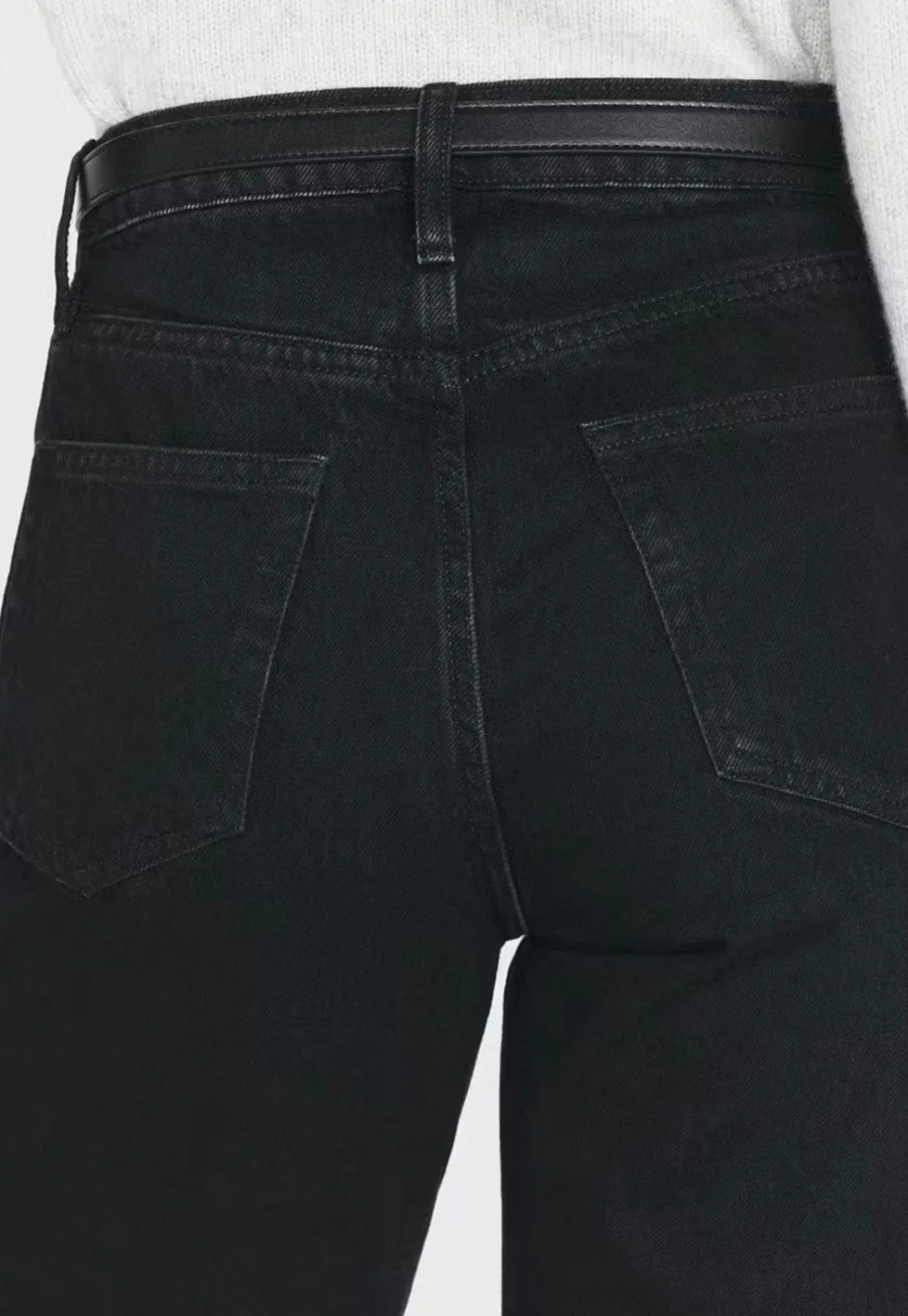 le_jane_crop_raw_fray__bl_5.webp Best Le Jane Crop Raw Fray - Black Women Denim