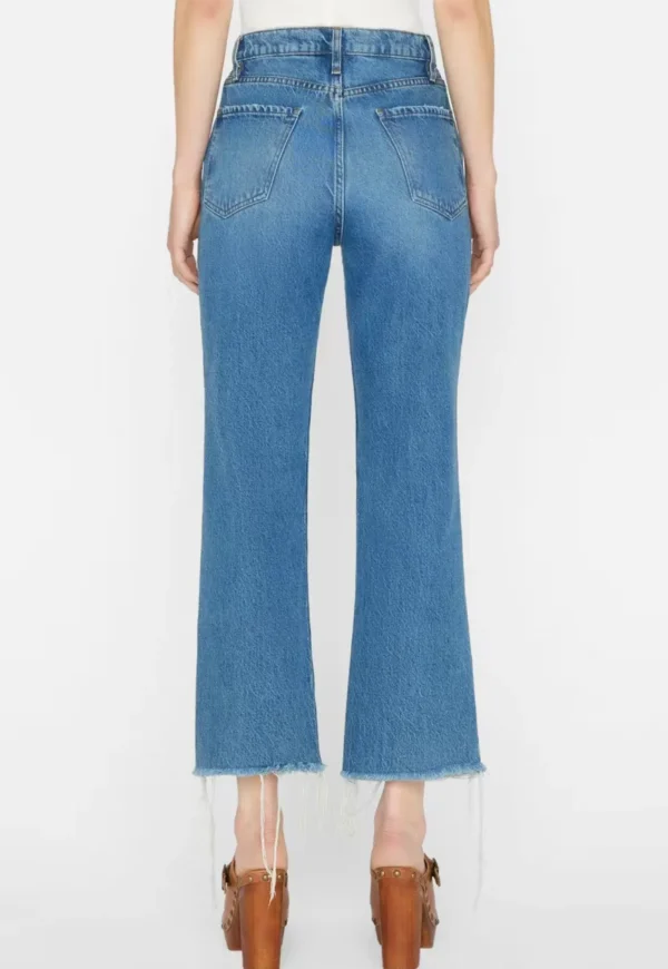 Outlet Le Jane Crop Raw Fray - Caramia Women Denim