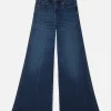 Clearance Le Palazzo Crop Raw Fray - Calvin Women Denim