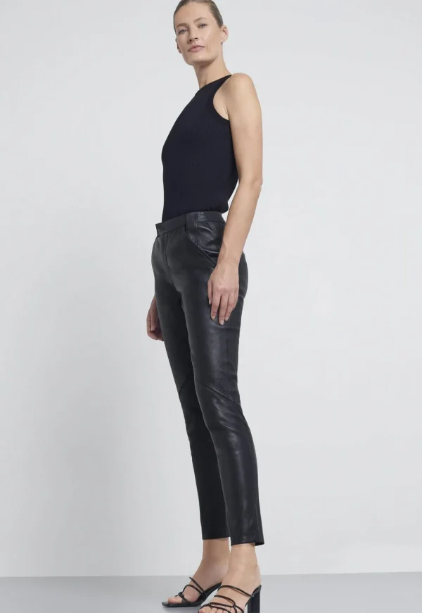 Fashion Leather Pants - Black Women Pants