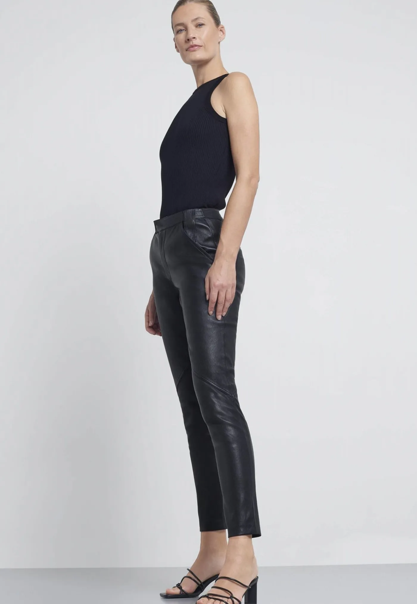 leather_pants__black_0.webp Fashion Leather Pants - Black Women Pants