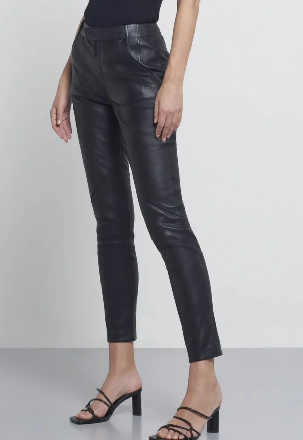 Fashion Leather Pants - Black Women Pants