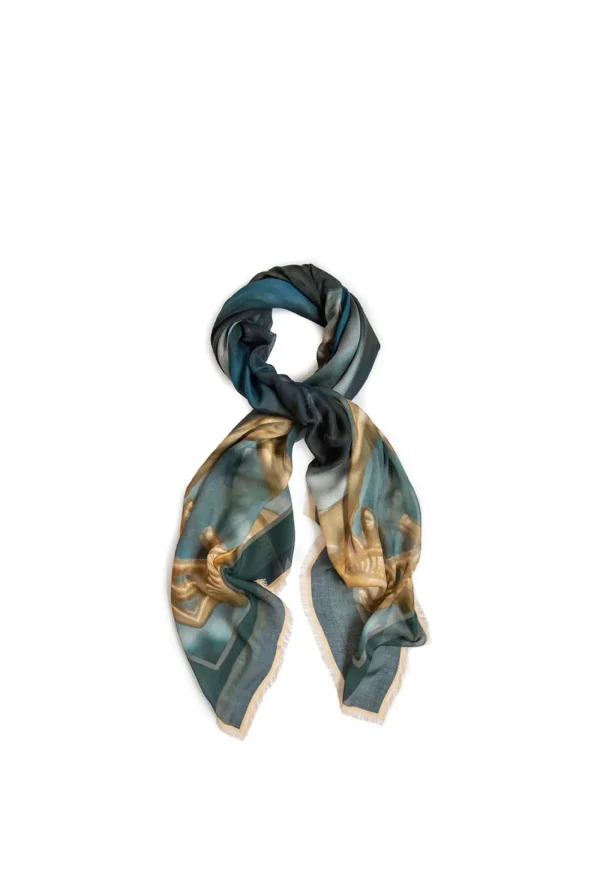 Sale Liberty Ladies Study Large Square Scarf Women Scarves | Scarves