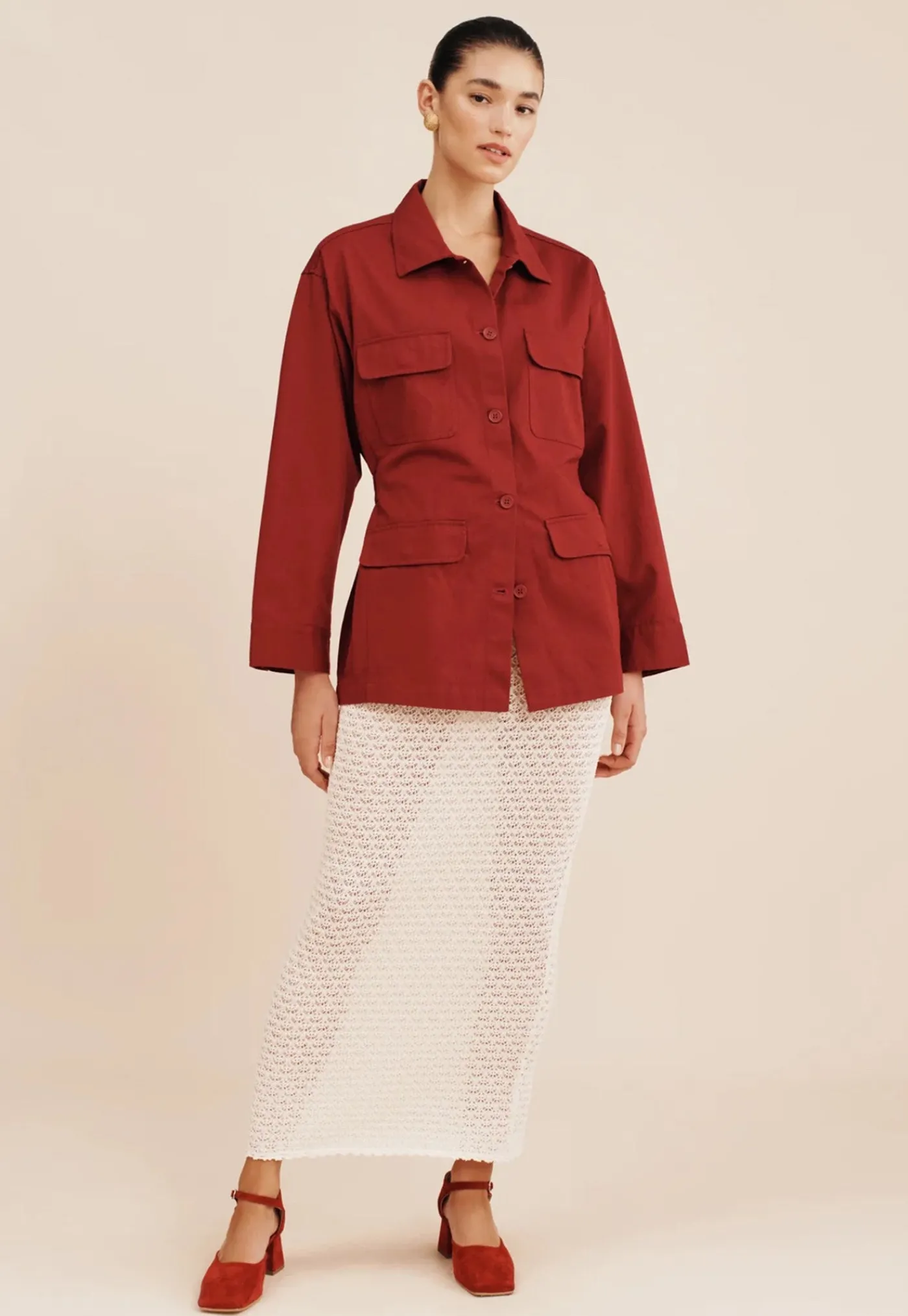 lila_jacket__garnet_0.webp Clearance Lila Jacket - Garnet Women Blazers & Jackets