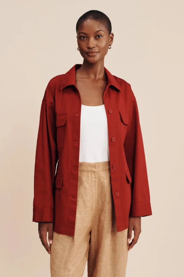 Clearance Lila Jacket - Garnet Women Blazers & Jackets