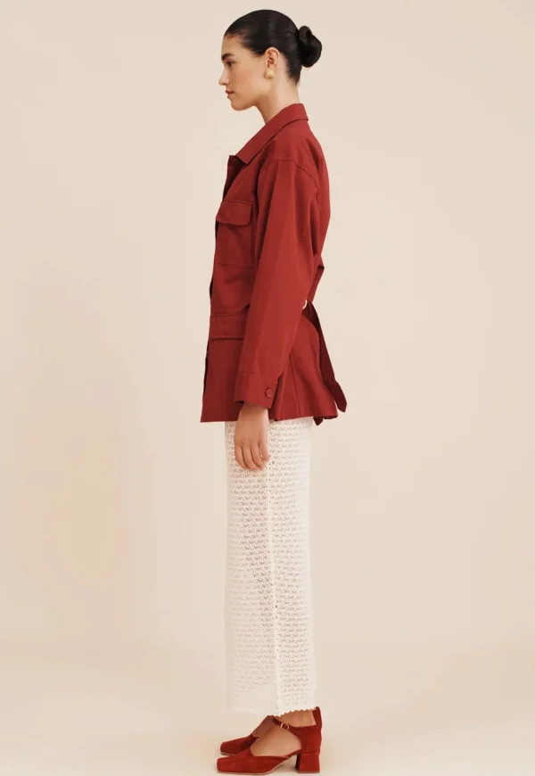 Clearance Lila Jacket - Garnet Women Blazers & Jackets
