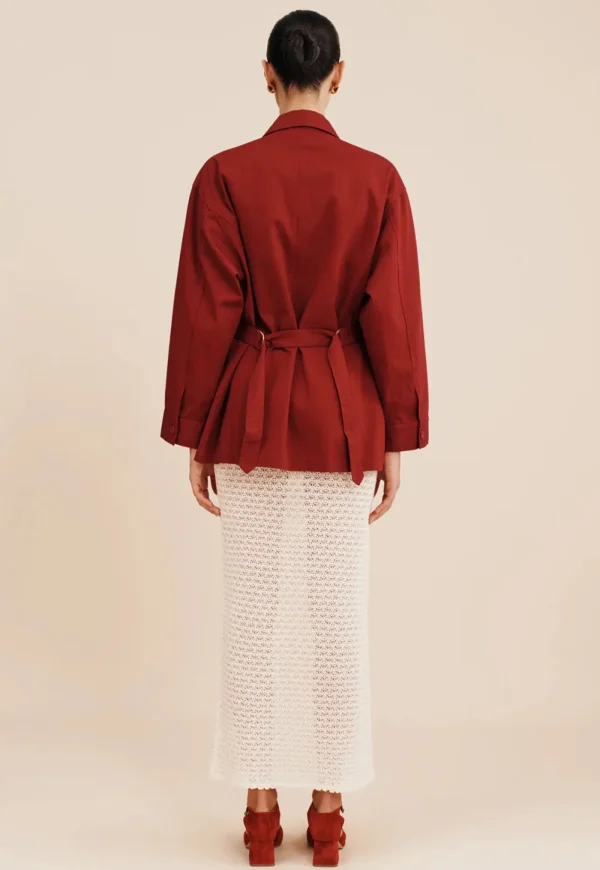 Clearance Lila Jacket - Garnet Women Blazers & Jackets