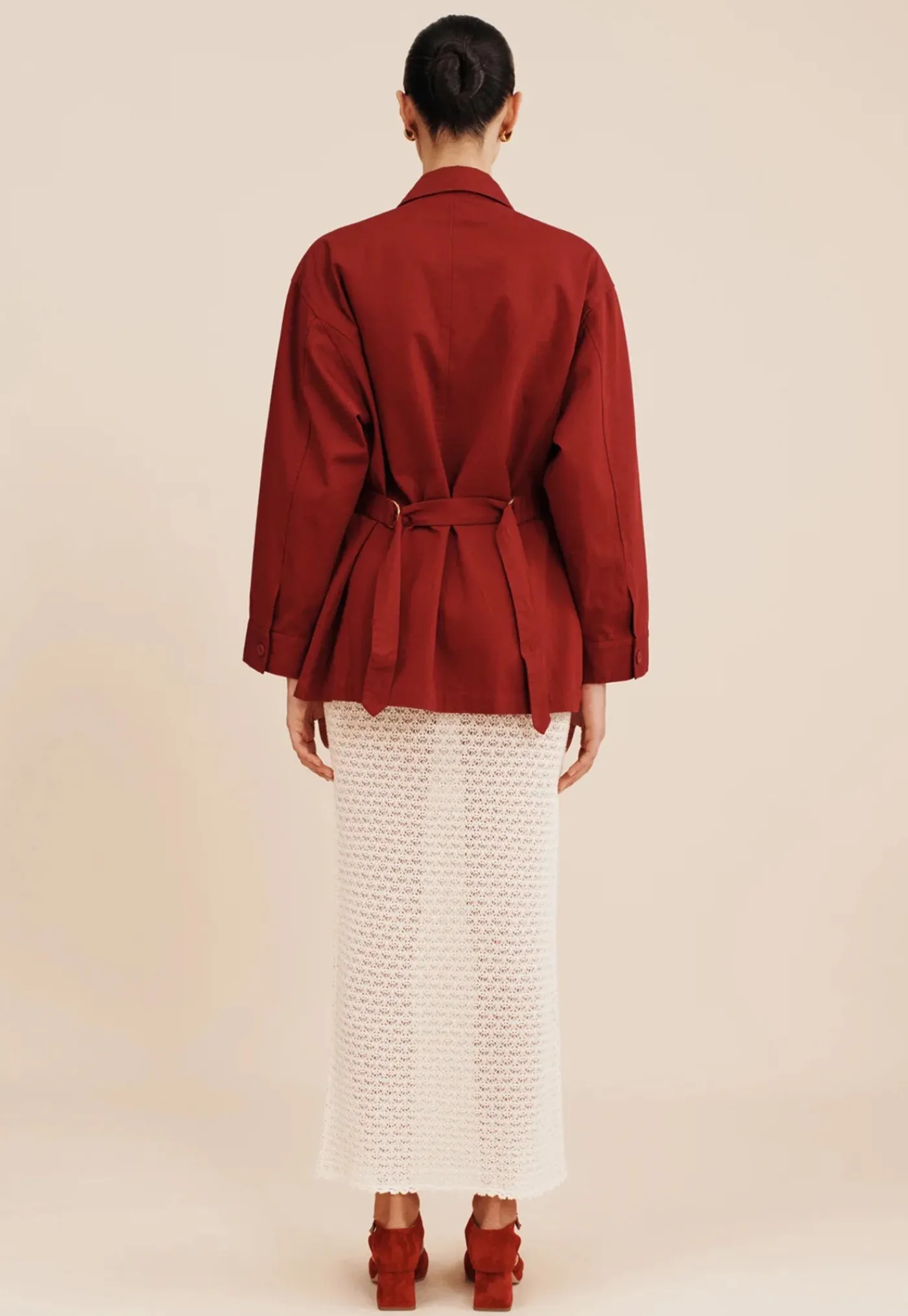 lila_jacket__garnet_5.webp Clearance Lila Jacket - Garnet Women Blazers & Jackets