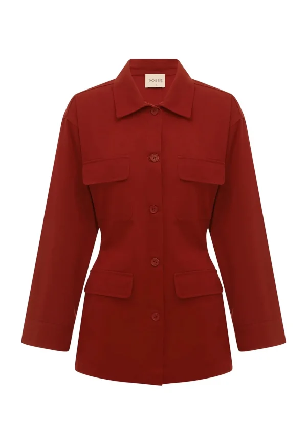 Clearance Lila Jacket - Garnet Women Blazers & Jackets