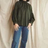 Sale Long Preacher Top - Jungle Cotton Voile Women Tops & Tees