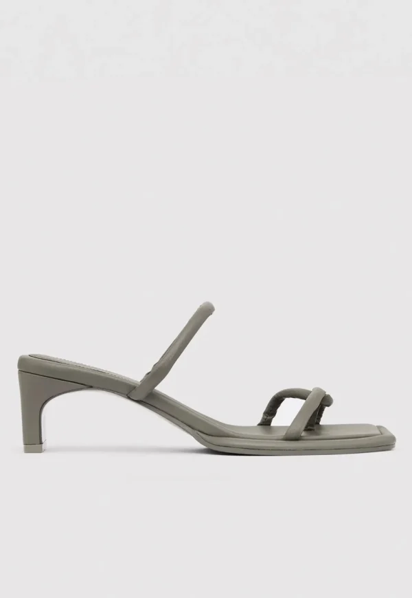 Online Loop Heel - Smokey Olive Women Footwear | Heels