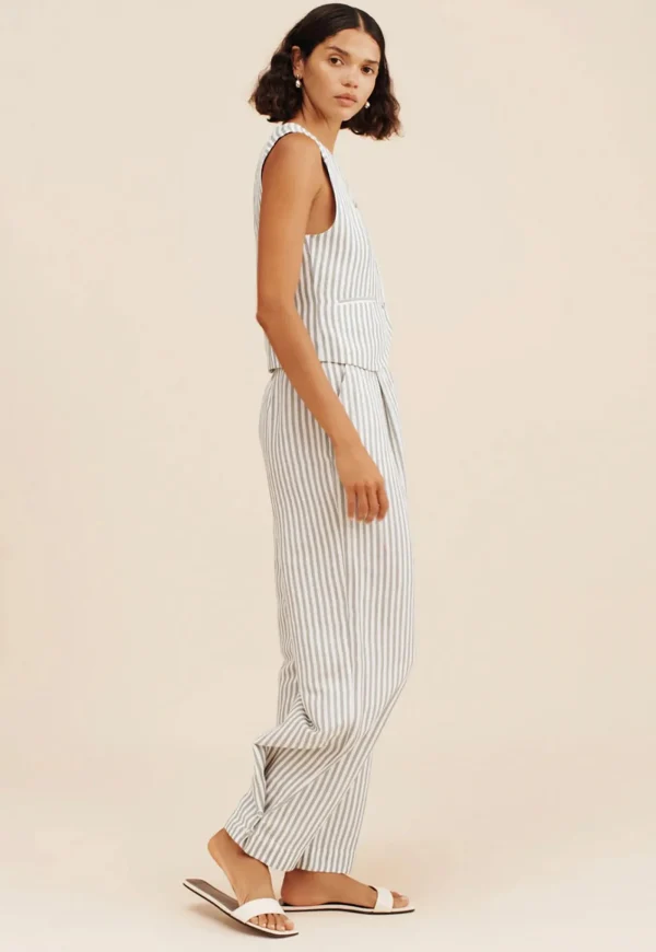 Clearance Lorenzo Pant - Seagrass Stripe Women Pants