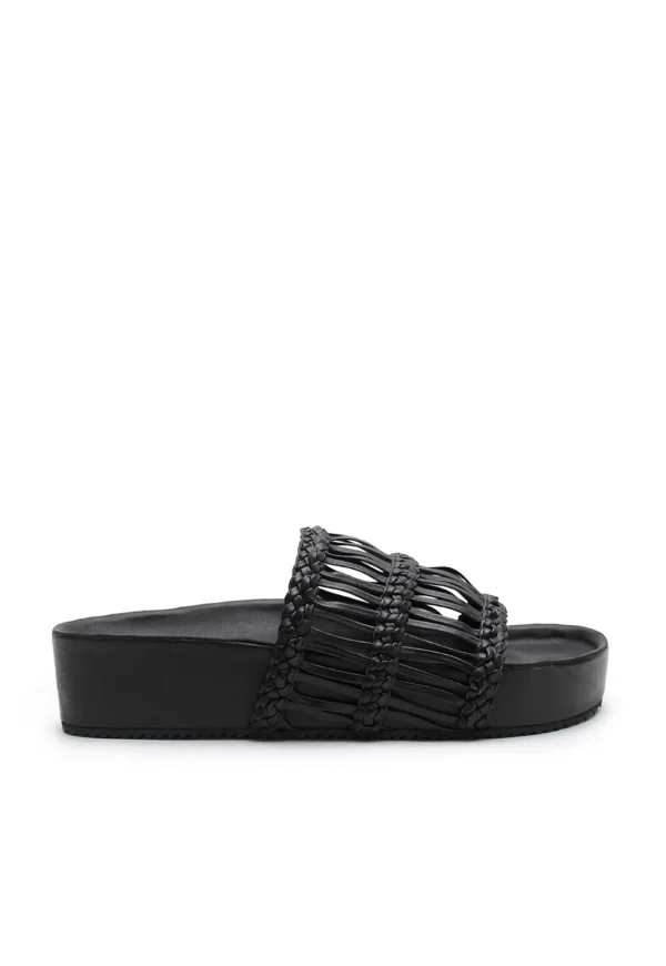 Online Lou Platform Slide - Black Women Footwear | Slides & Sandals