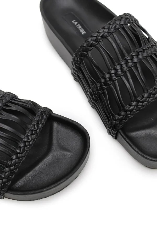 Online Lou Platform Slide - Black Women Footwear | Slides & Sandals