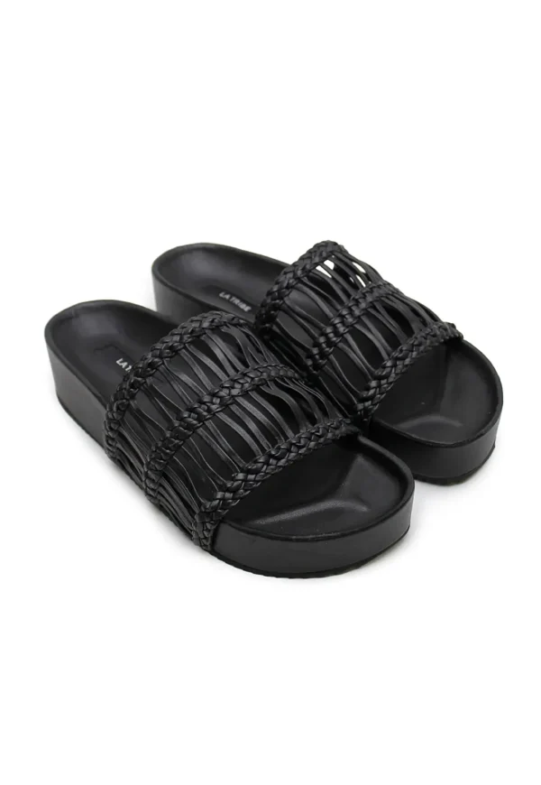 Online Lou Platform Slide - Black Women Footwear | Slides & Sandals