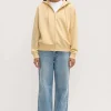 Discount Louisa Hooded Zip Sweater - Chamomile Women Sweaters & Hoodies