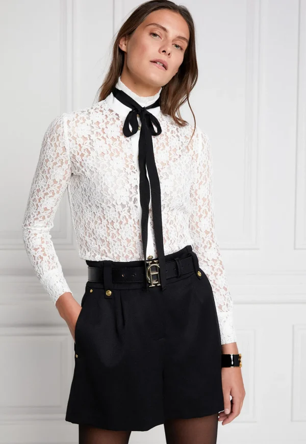 New Luxe Tailored Short - Black Women Shorts