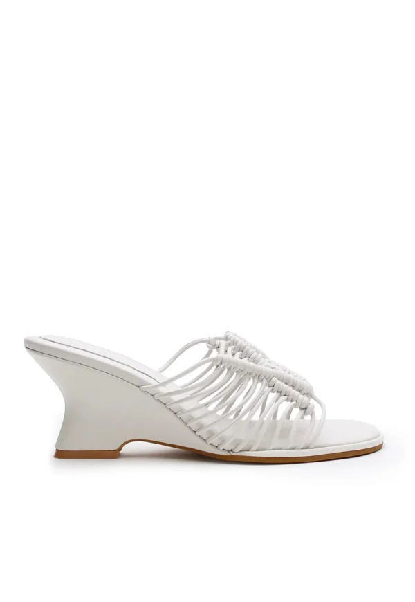 Outlet Macrame Wedge - Mist Women Footwear | Heels