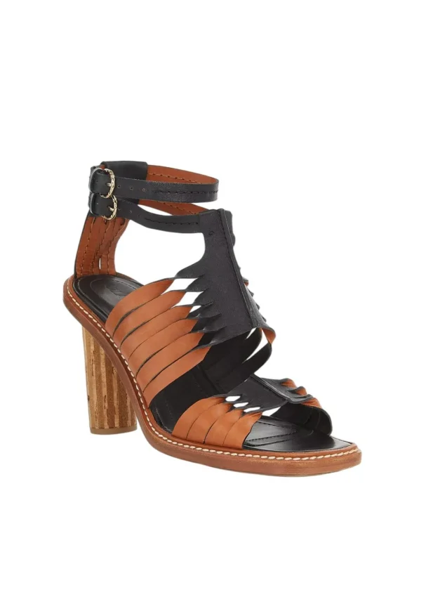 Hot Madeira Twisted Contrast High Heel - Hazel Women Footwear | Heels