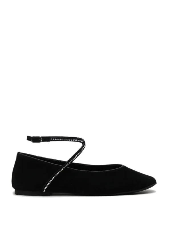 New Maggie Flat - Black/Crystal Women Footwear | Flats