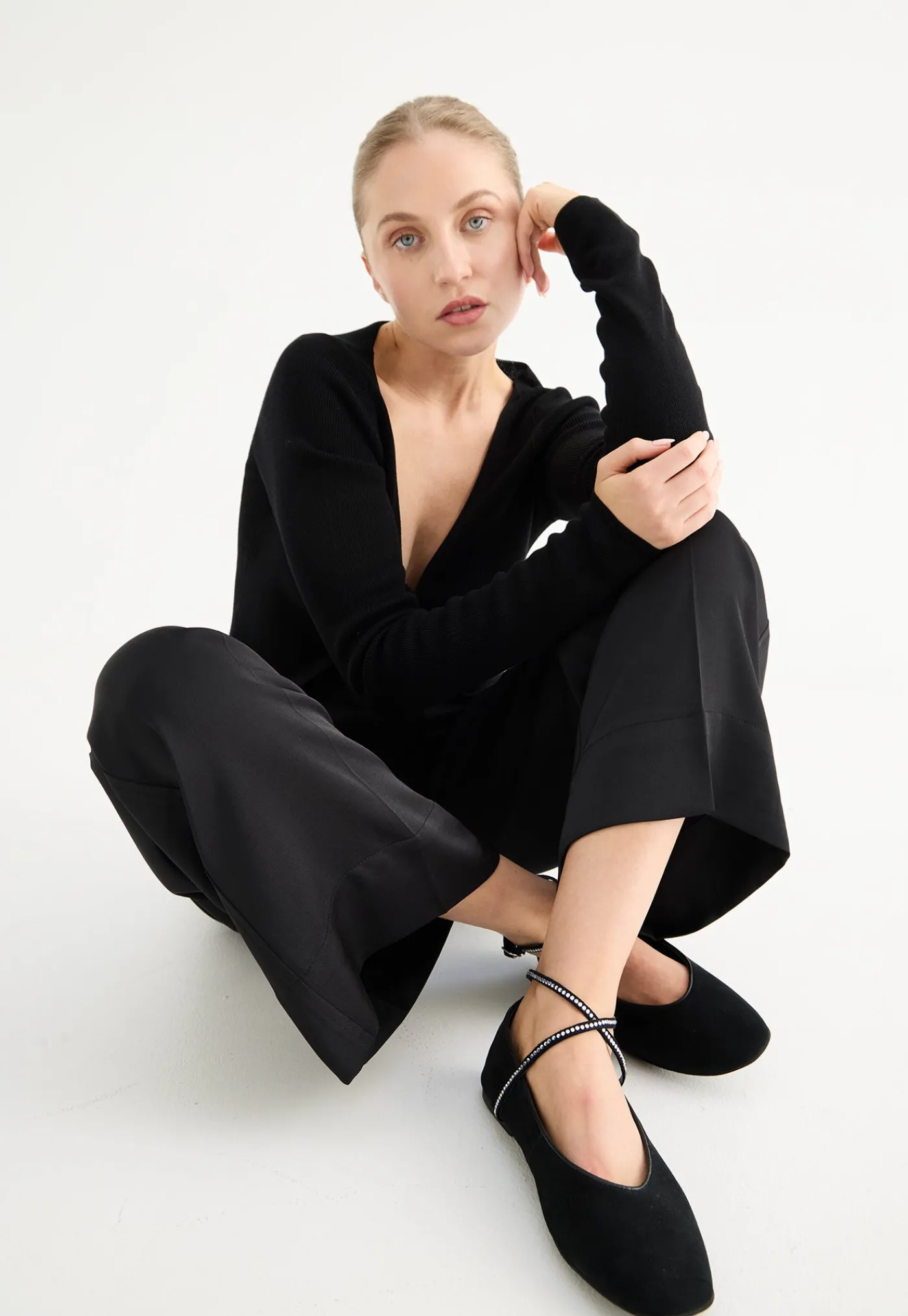 maggie_flat__blackcrystal_2.webp New Maggie Flat - Black/Crystal Women Footwear | Flats