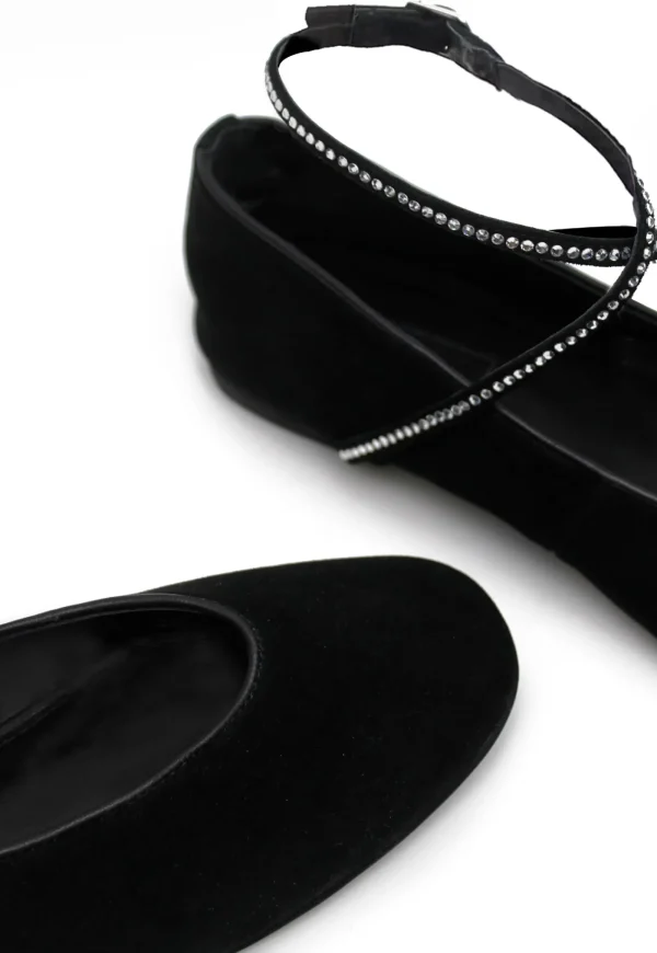 New Maggie Flat - Black/Crystal Women Footwear | Flats