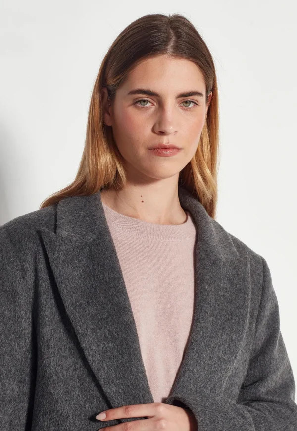 Discount Mantelle Coat - Grey fur Women Coats