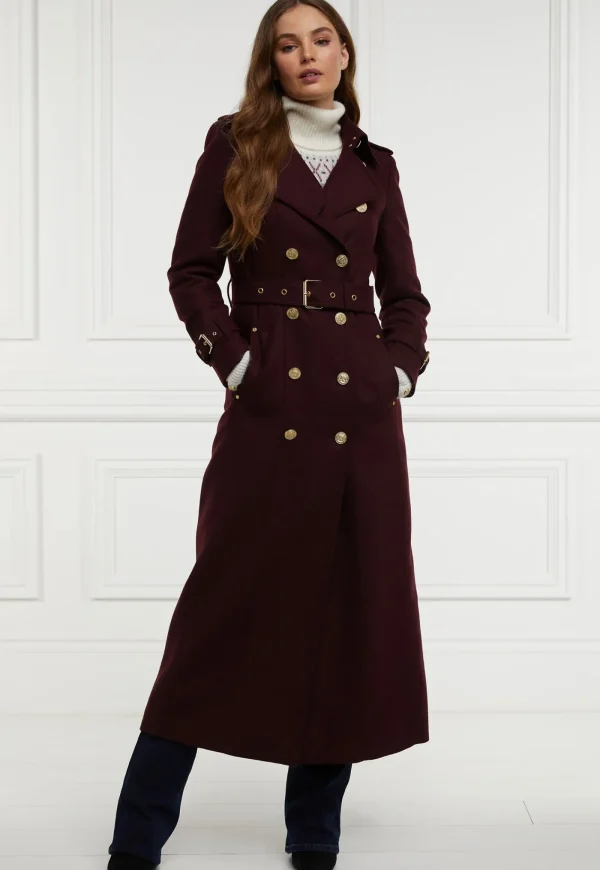 Best Marlborough Trench Coat Full Length - Mulberry Women Coats