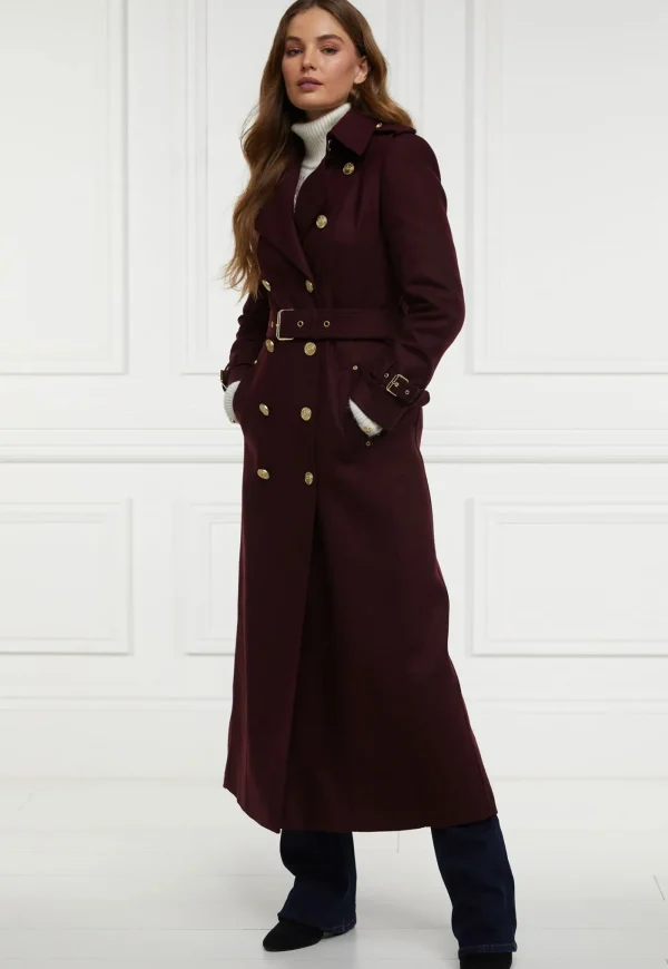 Best Marlborough Trench Coat Full Length - Mulberry Women Coats