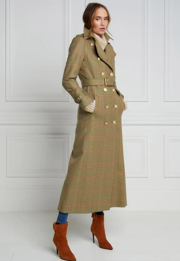 Fashion Marlborough Trench Coat Full Length - Leveret Women Coats