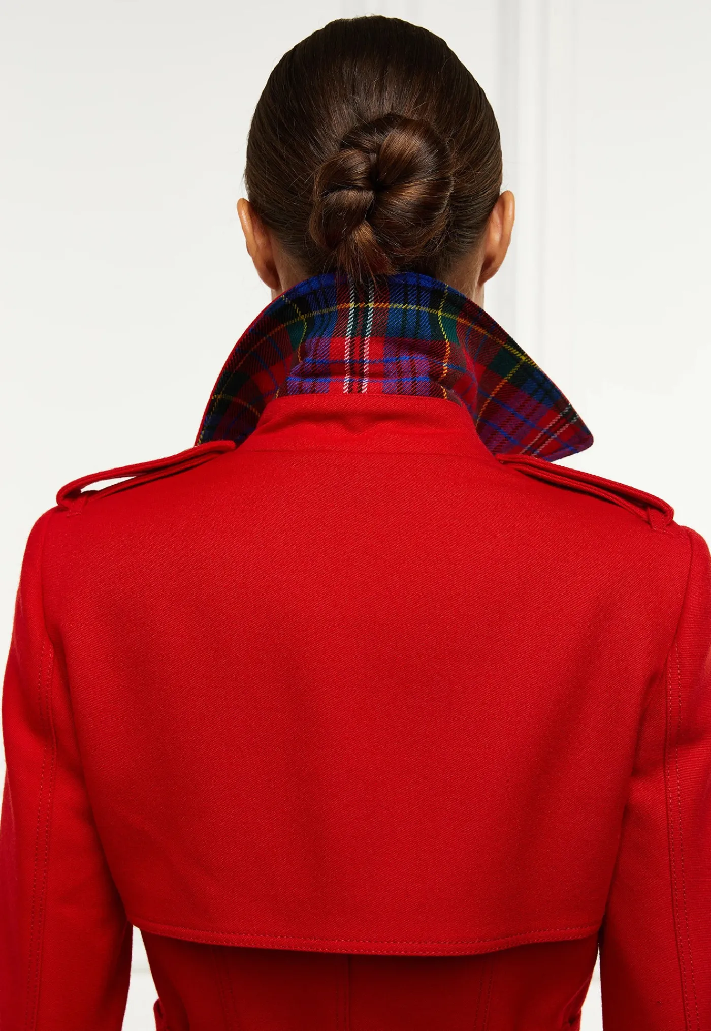 marlborough_trench_coat_f_5-3.webp Clearance Marlborough Trench Coat Full Length - Red Barathea Women Coats