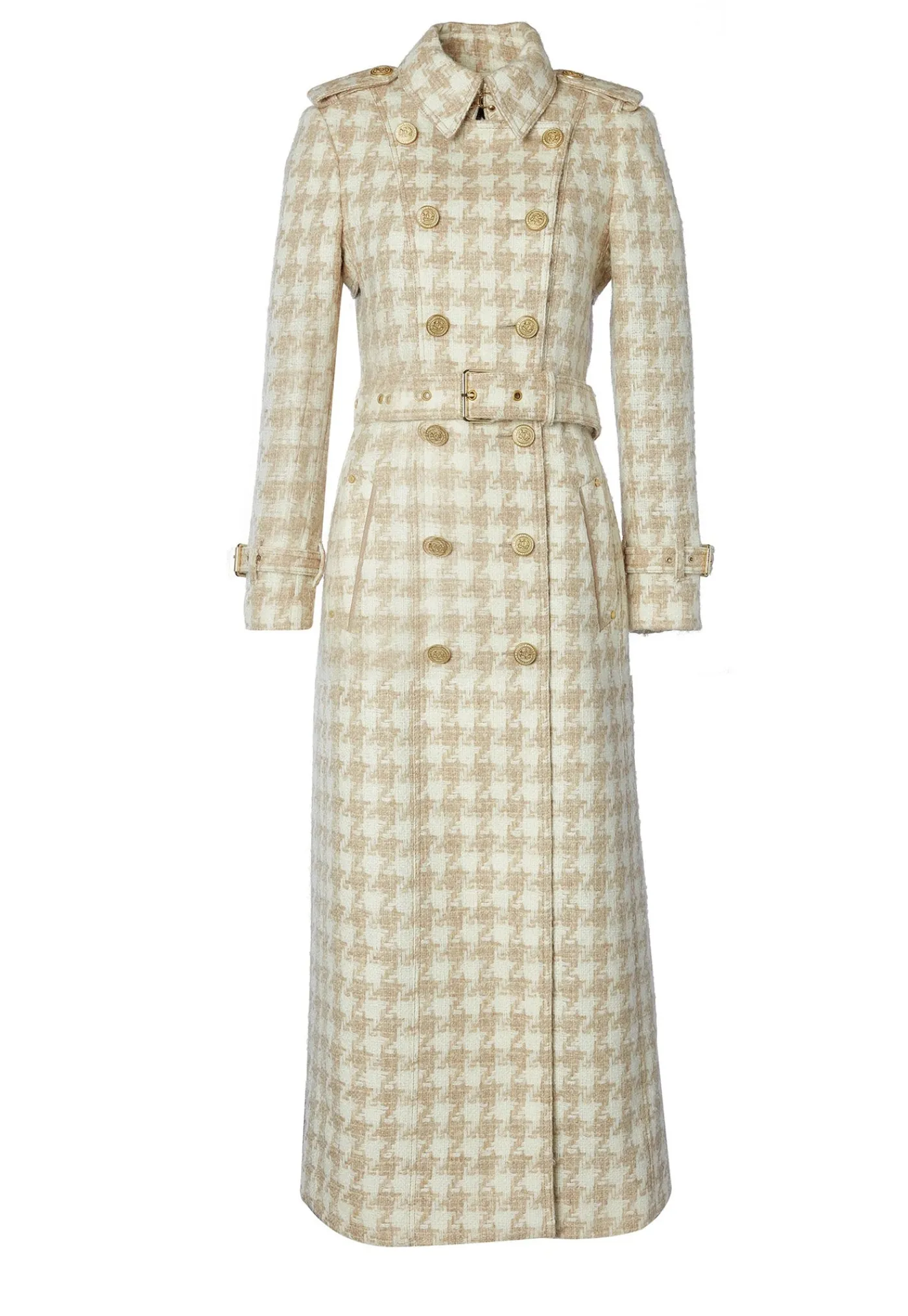 marlborough_trench_coat_f_6-4.webp Hot Marlborough Trench Coat Full Length - Camel Houndstooth Women Coats