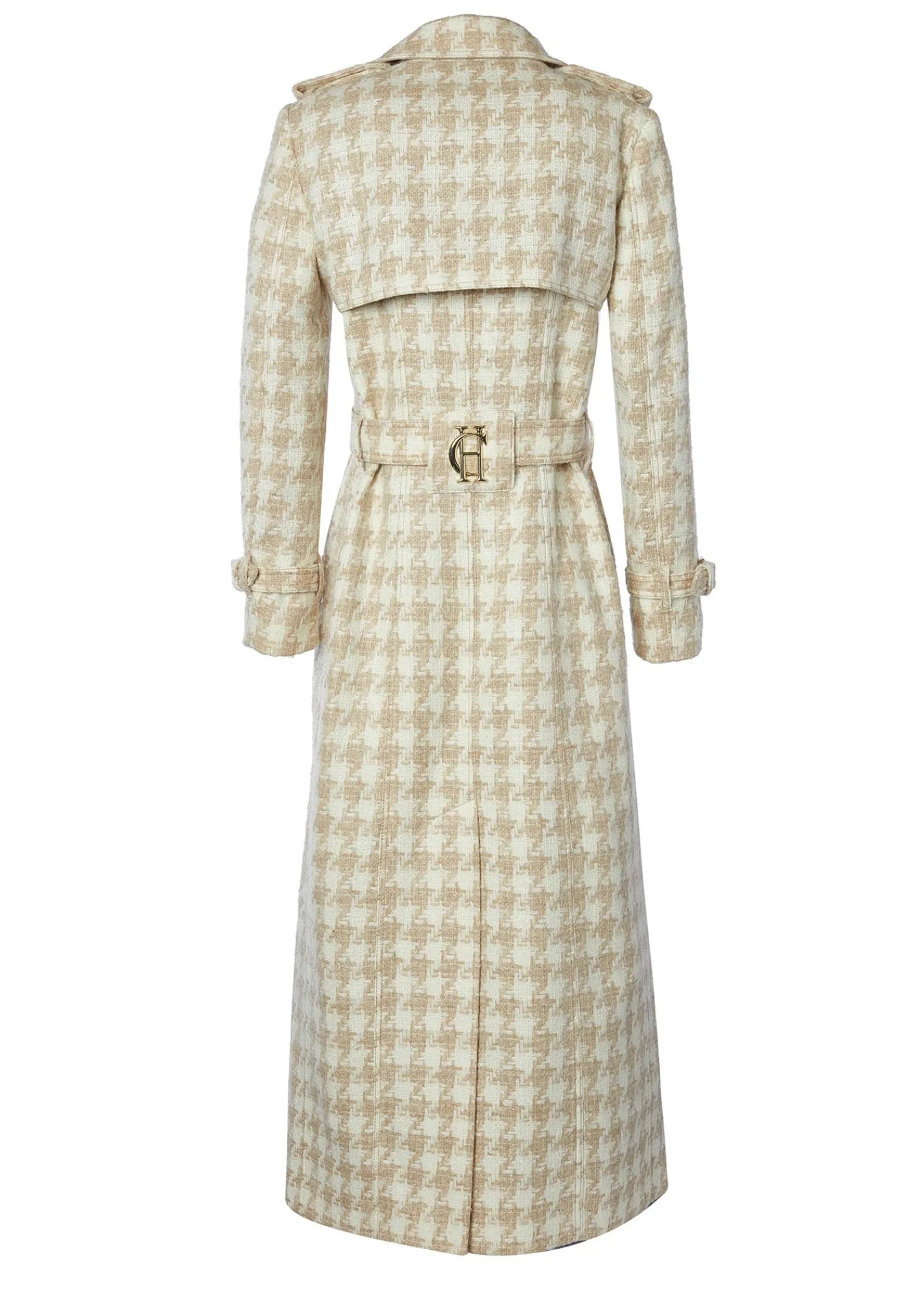 marlborough_trench_coat_f_7-3.webp Hot Marlborough Trench Coat Full Length - Camel Houndstooth Women Coats
