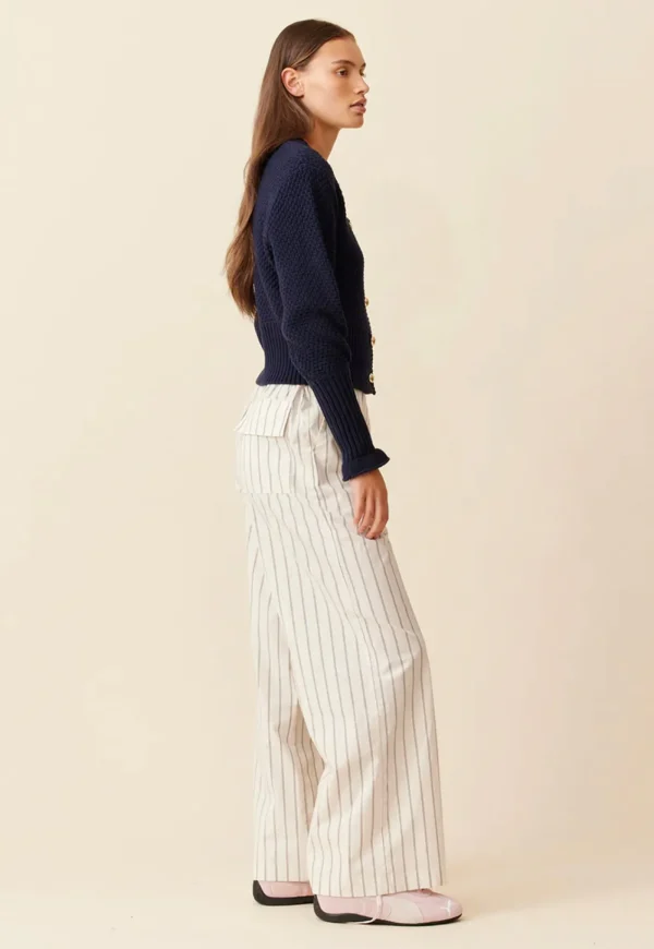 Outlet Matilda Cotton Cardigan - Navy Women Knitwear