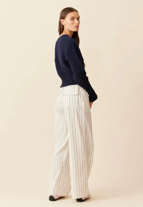 Outlet Matilda Cotton Cardigan - Navy Women Knitwear