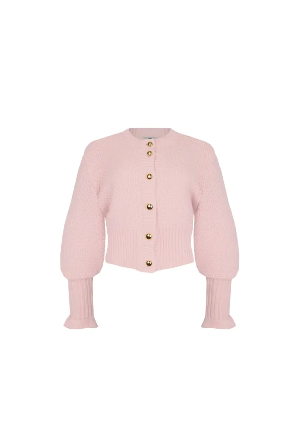 Discount Matilda Cotton Cardigan - Pink Women Knitwear