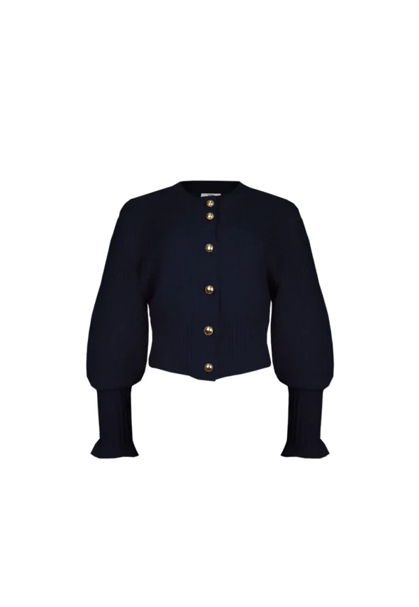 Outlet Matilda Cotton Cardigan - Navy Women Knitwear