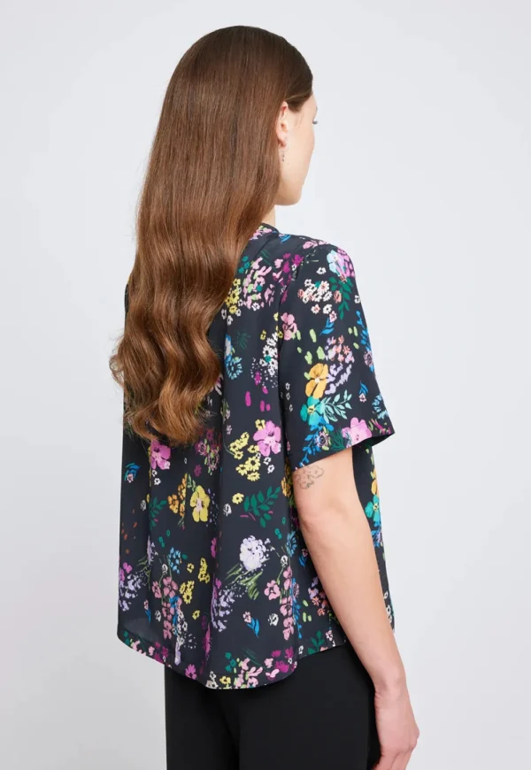 Hot Maverick Tee - Black Floral Women Tops & Tees