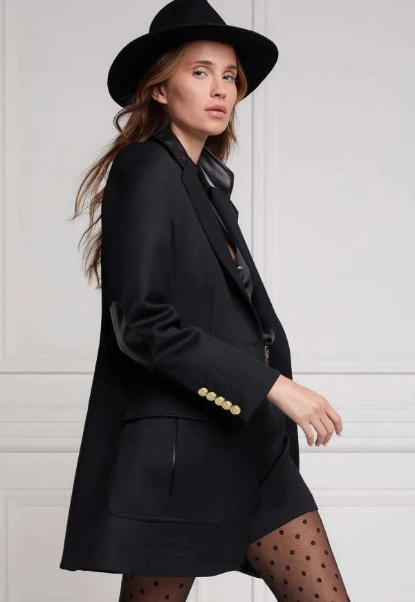 Sale Mayfair Blazer - Black Twill Women Blazers & Jackets