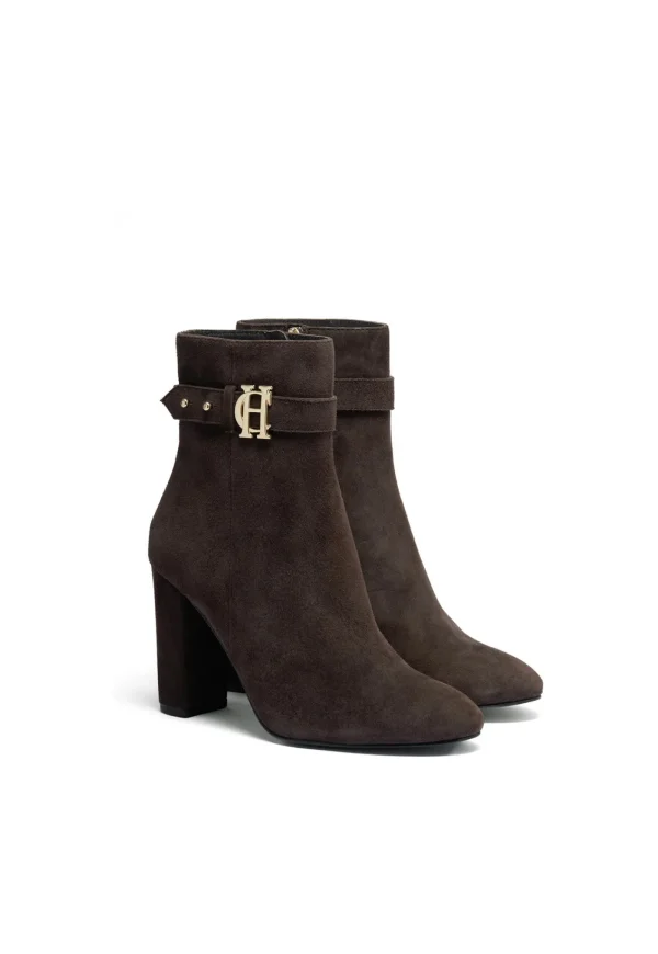 Discount Mayfair Suede Ankle Boot - Chocolate Women Footwear | Boots